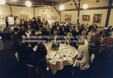 Photograph - Colour Print, Shire of Eltham, Celebration dinner to mark the end of the Shire of Eltham, Walter Withers Room, Eltham Community Centre, October 1994