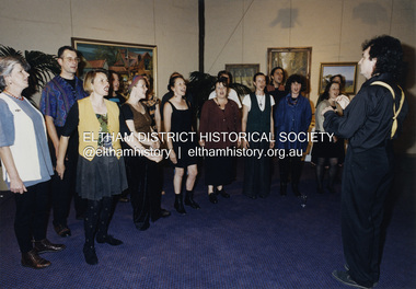 Photograph - Colour Print, Shire of Eltham, Celebration dinner to mark the end of the Shire of Eltham, Walter Withers Room, Eltham Community Centre, October 1994