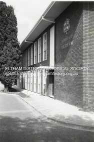 Photograph - Black and White Print, Shire of Eltham Offices, 895 Main Road, Eltham, c.1988