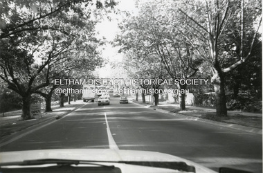 Photograph - Black and White Print, Gateway to Eltham, Main Road, Eltham, c.1988