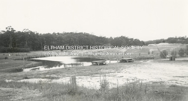 Photograph - Black and White Print, Unidentified Council parkland, Eltham district, c.1988