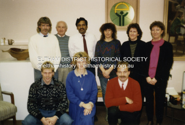 Photograph - Colour Print, Unidentified Eltham Shire Council staff, Eltham Community Centre, c.1988