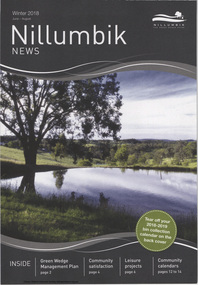 Journal - Newsletter, Nillumbik Shire Council, Nillumbik News, July 2018