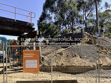 Photograph - Digital Photograph, Jim Connor, Maintenance works, Eltham Railway Trestle Bridge, 6 February 2025