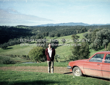 Negative - Photograph, Peter Bassett-Smith (poss), Believed to be one of the sons of Peter and Diana Bassett-Smith at the family property, Kangaroo Ground, 1986
