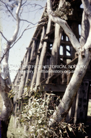 Slide, Russell Yeoman, Possibly Stony Creek Trestle bridge, c.1990