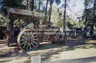 Photograph - Colour Print, Russell Yeoman, Steam Tractor, Montsalvat, Eltham, 7 April 2003
