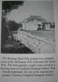 Kooyong Road Polo Ground