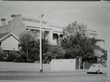 Historical Caulfield to 1972, photo album by Jenny O’Donnell, Hawthorn Rd