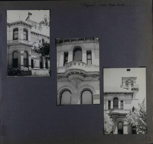 3 photos on page - close outside views of different sets of arched windows