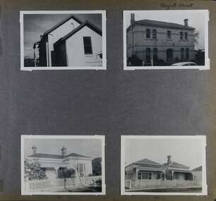 Views of 4 different houses - 2 are double storey and 2 are single storey