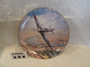Commorative Plate Spitfire, Franklin Mint