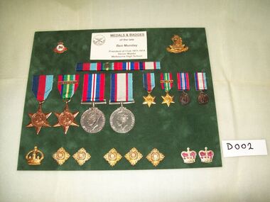 Medals WWII and Rank Insignia