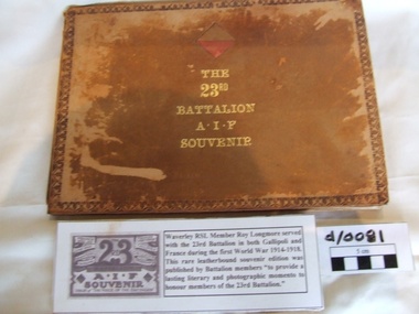23rd Battalion Souvenir Book, The 23rd Battalion AIF Souvenir