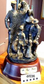 Bronze sculpture, In Safe Hands