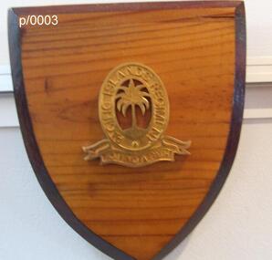 Plaque Pacific Islands Regiment, Pacific Islands Regiment