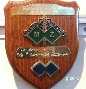 Plaque MZ Commando Unit (Services Reconnaissance Department Z Force), MZ Commando Unit (Services Reconnaissance Department Z Force)