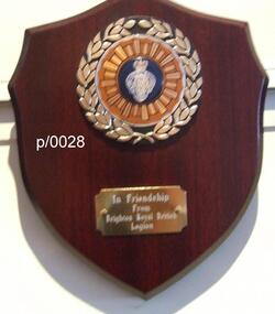 Plaque Royal British Legion, Royal British Legion