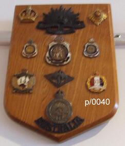 Plaque Historic RSL & RAC Badges, Historic RSL & RAC Badges