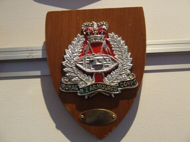 Plaque Royal N.Z. Armoured corps, Royal N.Z. Armoured corps