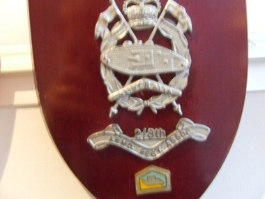 Plaque 2/8 Armoured Regiment Association, 2/8 Armoured Regiment Association