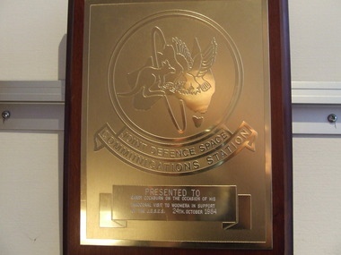 Plaque Joint Defence Space Communication Station, Joint Defence Space Communication Station
