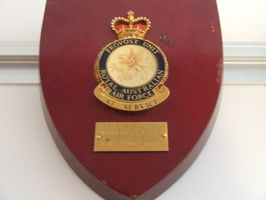 Plaque Provost Unit RAAF, Provost Unit RAAF