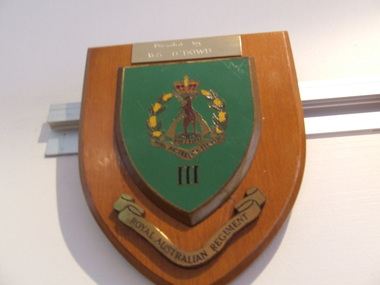 Plaque 3 Royal Australian Regiment, 3 Royal Australian Regiment