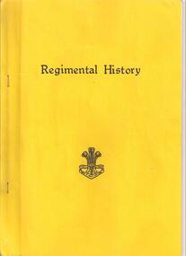 Booklet, Regimental History 4/19 L. H, 1982