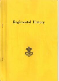 Booklet, Regimental History 4/19 L. H, 1982