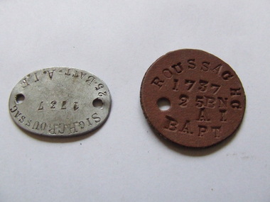 Identification Tags (Dog Tags)