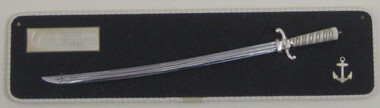 Replica of Captain Cook's Naval Sword, April 1990