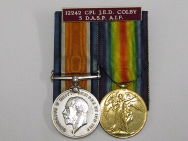 Medals, Cpl John Edmond Dick Colby