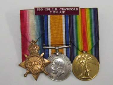 Medals, Medals of Cpl Leslie Bahr Crawford