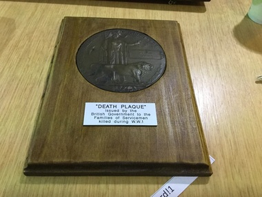 Plaque, Death Penny, n/k