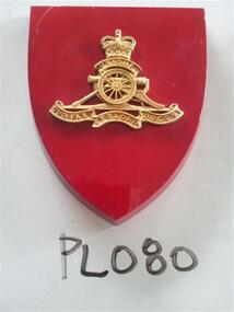 Plaque Royal Australian Artillery