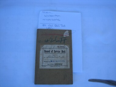 Record of Service Book