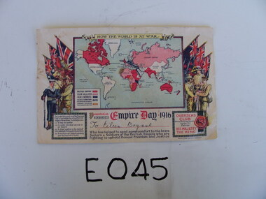 Empire Day Certificate 1916