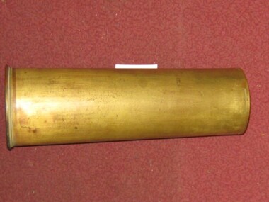 LARGE WWI BRASS ARTILLERY SHELL CASE the base marked Polte