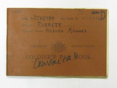 Soldier's Pay Book