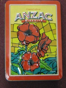 ANZAC Biscuit Tin - Poppys