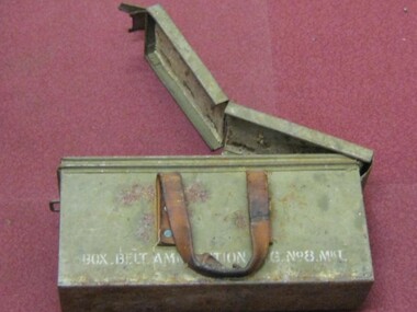 Box, khaki, steel