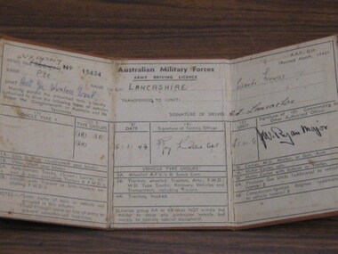 Driver's License-C.F.Lancashire