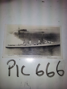 Postcard HMAS Perth