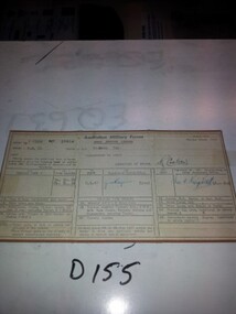 Army Driving Licence
