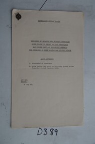 Surrender Document