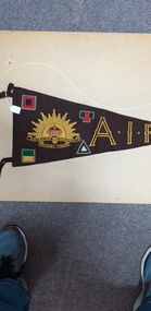 Souvenir - AIF Pennant, Blue Fabric Pennant