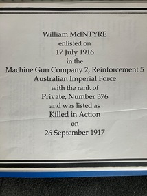 Print - WILLIAM  McINTYRE, DOCUMENT, 30/3/2025