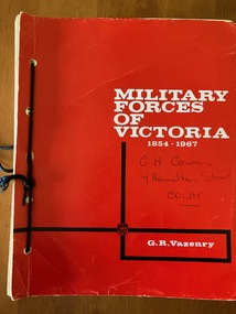Book - MILITARY  FORCES  OF   VICTORIA