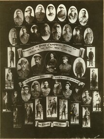 Photograph - Port Campbell WW1 soldiers group portrait